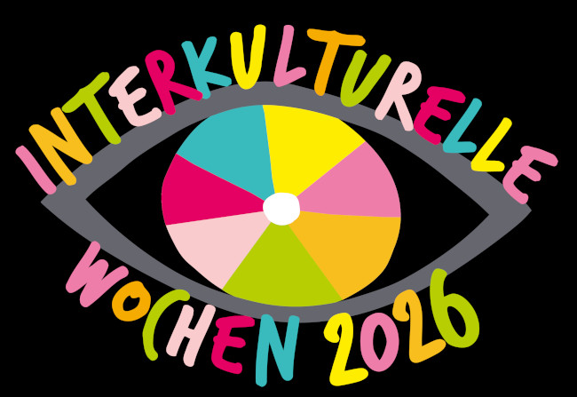 Das offizielle Logo der interkulturellen Wochen, die im September 2026 in Elmshorn stattfinden.